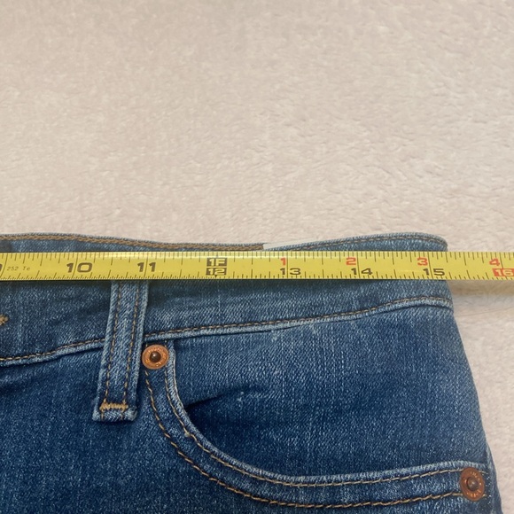 LUCKY BRAND AVA SKINNY Size 6 28 Blue Jeans Raw Hem - Picture 4 of 11